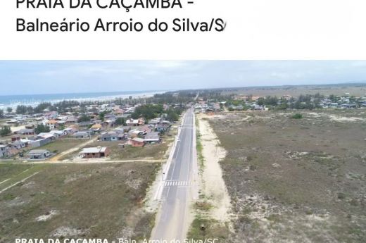 VENDO TERRENO COM ÁREA DE 362M² NA PRAIA DA CAÇAMBA NO BALNEARIO ARROIO DO SILVA